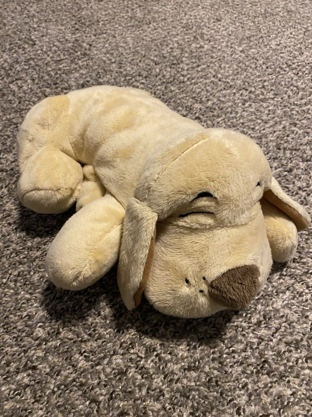 HuggiePup Tan Dog Pets Know Best Heartbeat Companion Plush